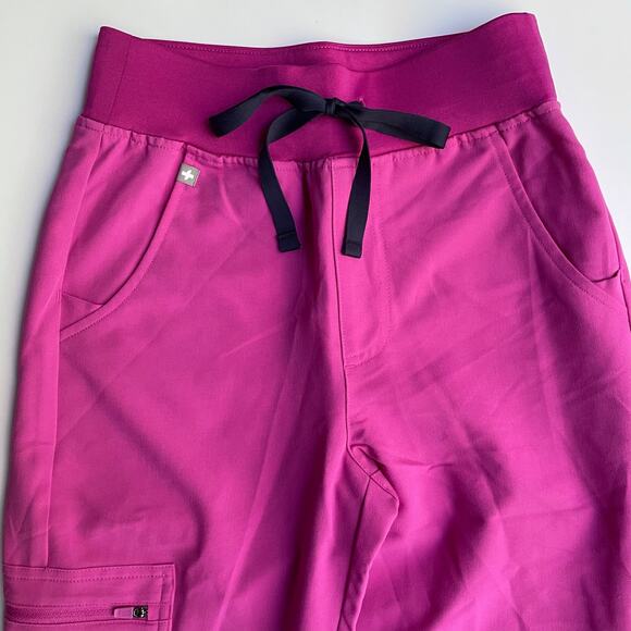 FIGS Zamora Scrub Pants High Waisted Jogger Yoga Waistband Petite Size XXS NEW - Picture 2 of 7